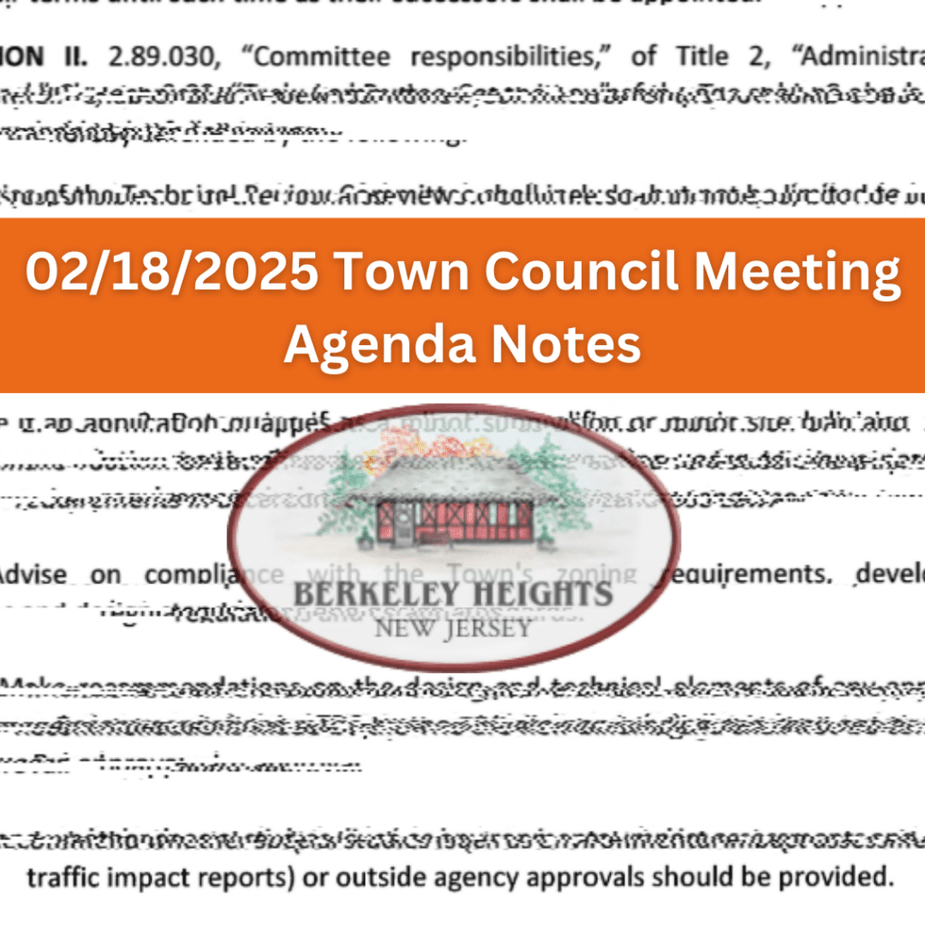 02182025 Town Council Meeting Agenda Notes